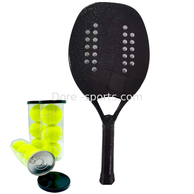 Good Quality Factory Hot Sales Racchette Carbon Fiber Beach Tennis Racket Paddle For Athletes With the Best Beach Tennis