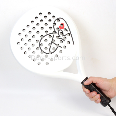 Customize Logo Professional Design Full Carbon 3K 12K 18K Padel Racket &Beach Tennis Rackets Carbon Fiber For Woven