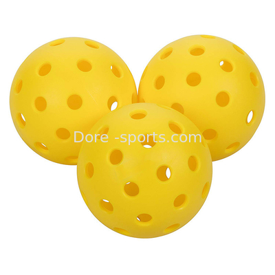 Uniker Sport Outdoor Pickleball Balls 40 Holes Training Pickleball USAPA Pickleball Competition Ball