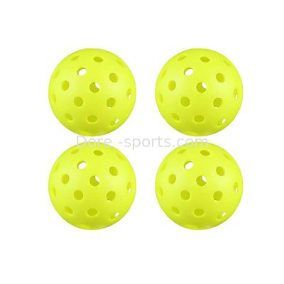 Uniker Sport Outdoor Pickleball Balls 40 Holes Training Pickleball USAPA Pickleball Competition Ball