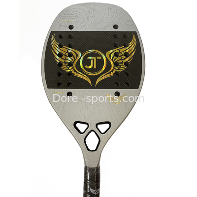 Customize Professional Design High Quality Beach Tennis Rackets OEM Chameleon Painting 3K Carbon  Beach Tennis racket