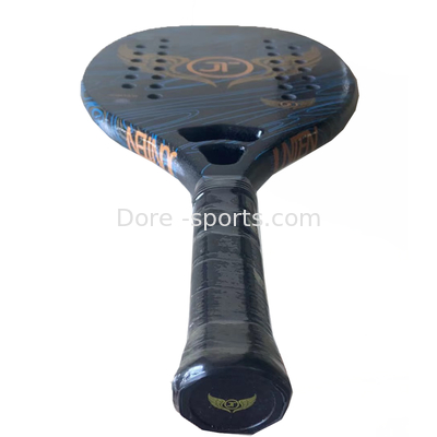 OEM   Painting Beach Tennis Shinny Logo Rackets Plate Tennis Racket Carbon Fiber 22mm  Beach Tennis Racket Bag Set