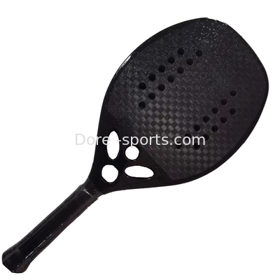 Factory Wholesale Price Beach Teniis With Multiple Holes At The Triangle  Canbon Fiber Material 18k Beach Tennis Rackets