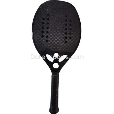 Factory Wholesale Price Beach Teniis With Multiple Holes At The Triangle  Canbon Fiber Material 18k Beach Tennis Rackets