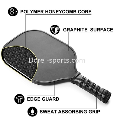 Top quality USAPA approved carbon cloth pickleball paddle