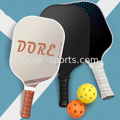 USA Pickleball Approved Rough Texture Carbon Surface for Spin & Cushioned Perforated Contour Grip Against Slipperiness