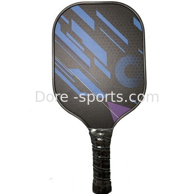 USA Pickleball Approved Rough Texture Carbon Surface for Spin & Cushioned Perforated Contour Grip Against Slipperiness