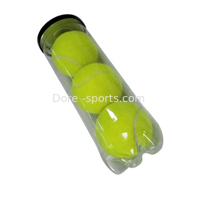 DD043 Professional Customized logo 2.5 Inches 20%-57% Wool Tennis Ball For Training