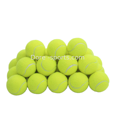 DD043 Professional Customized logo 2.5 Inches 20%-57% Wool Tennis Ball For Training