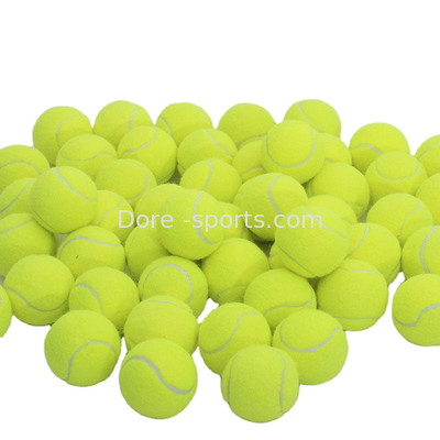 DD043 Professional Customized logo 2.5 Inches 20%-57% Wool Tennis Ball For Training