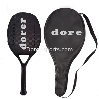 Custom 3k 12k 18k Hot Sales Racchette Carbon Fiber Beach Tennis Racket Paddle
