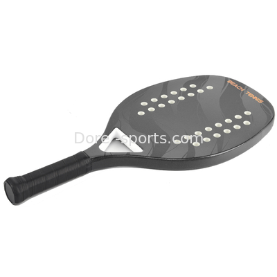 Quality Factory Hot Sales Racchette Carbon Fiber Beach Tennis Racket Paddle Padel Racket Beach Tennis For Play