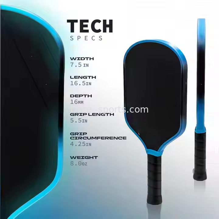 Perseus 3S JOOLA Gen3 Core Pickleball Paddle with EVA Foam  Gradual Change Edge ,High Resilience PP Honeycomb Core Features High Performance